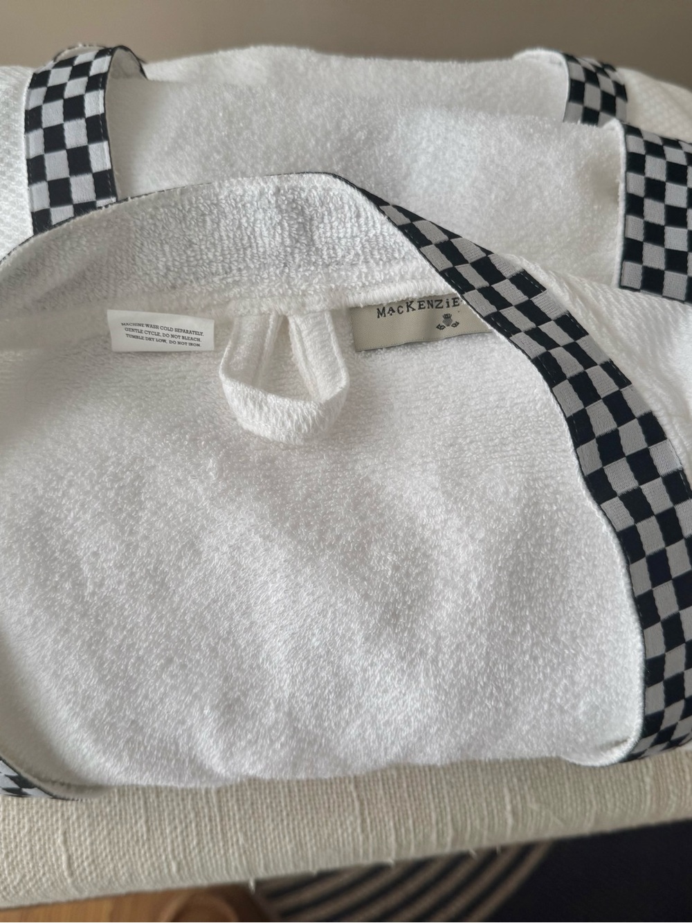 Mackenzie Childs XL Cotton Robe Men’s